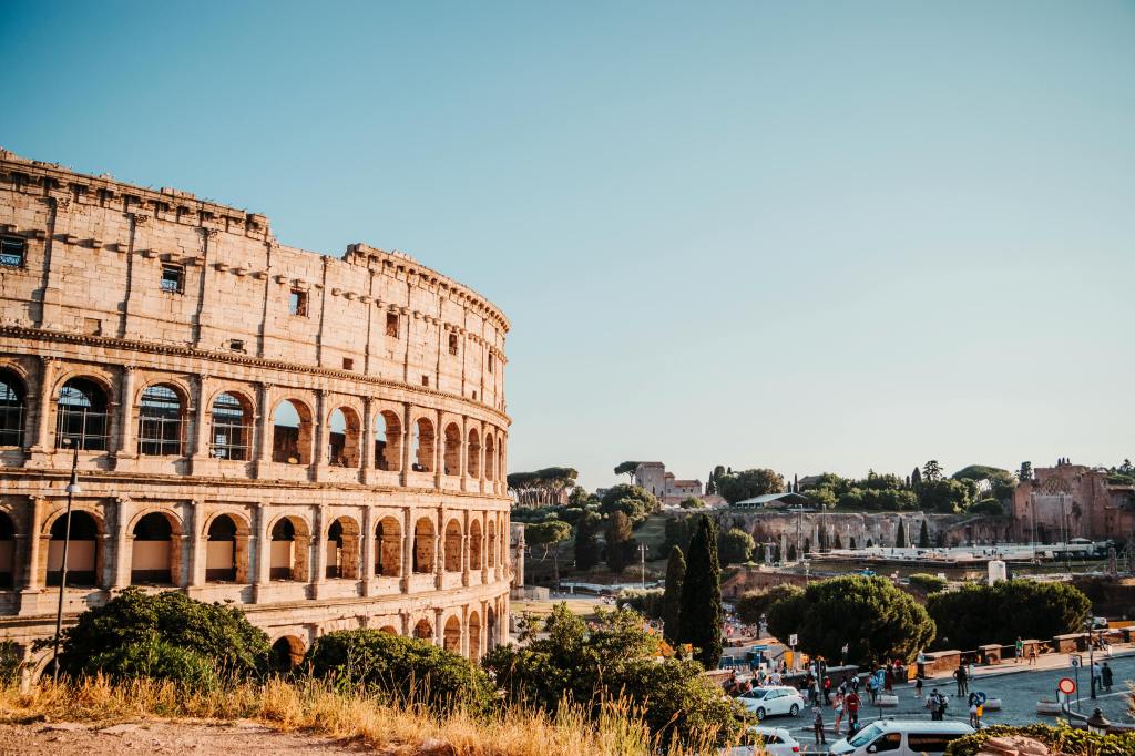 Colosseum in het zonlicht